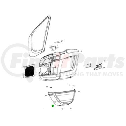 Mopar 5NB67JXWAA Body Access Plug - For 2018-2020 Ram