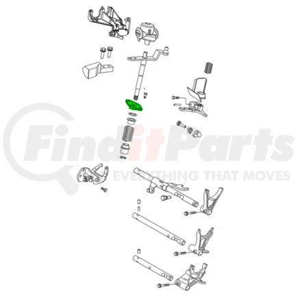 Mopar 68146487AA Manual Transmission Shift Rod Bushing - For 2012-2019 Fiat 500