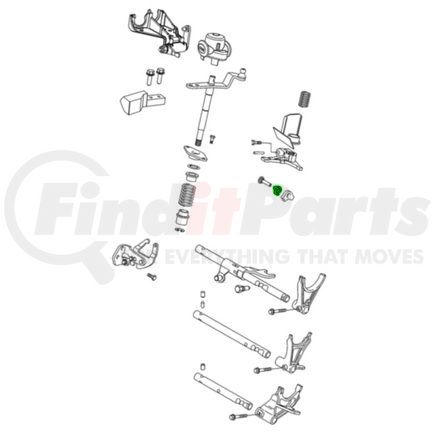 Mopar 68146481AA Manual Transmission Shift Rod Spring - For 2012-2019 Fiat 500