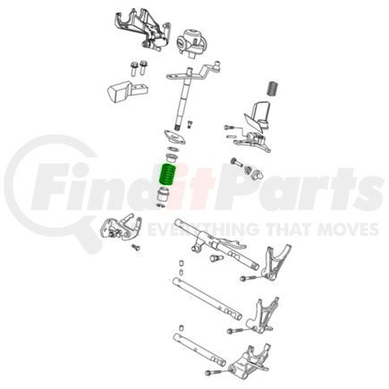 Mopar 68146494AA Manual Transmission Shift Rod Spring - For 2012-2019 Fiat 500