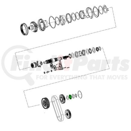 Mopar 68402272AA Transfer Case Output Shaft Thrust Bearing