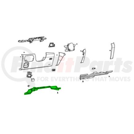 Mopar 68402845AD Instrument Panel Cover