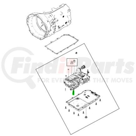 Mopar 68402924AA Automatic Transmission Valve Body Bolt - 6-Lobe