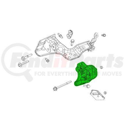 Mopar 68403918AB Engine Mount Isolator - Left