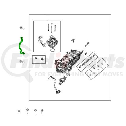 Mopar 68439146AA Engine Intake Manifold Hose
