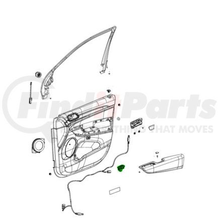 Mopar 68472839AA Seat Memory Switch - For 2021-2023 Dodge Durango