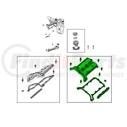 Mopar 68490020AA Engine Valve Cover - Left