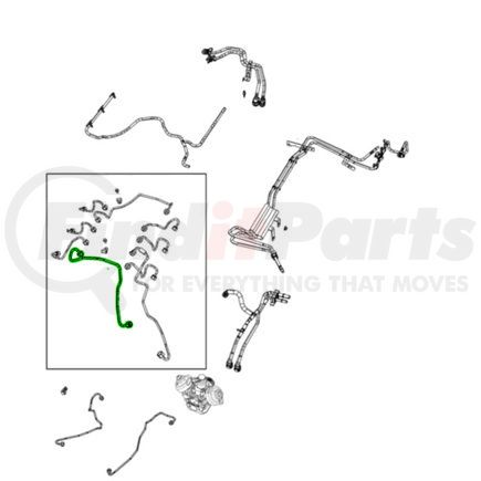 Mopar 68504206AA Fuel Injector Line