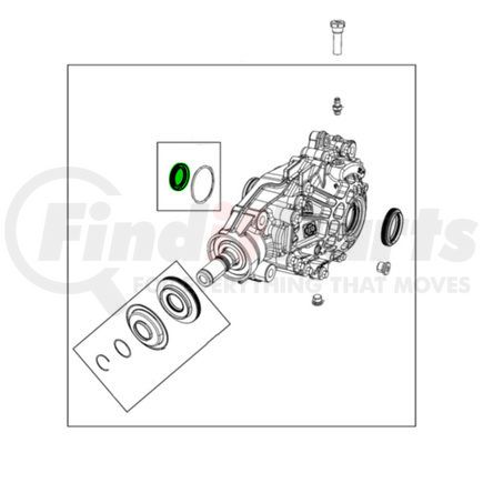 Mopar 68530763AA Differential Seal