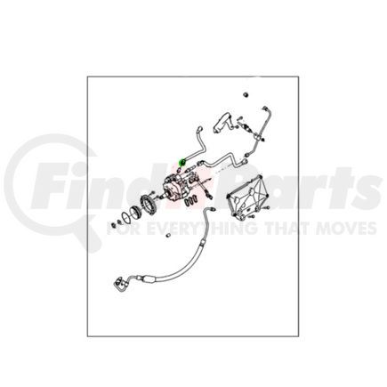 Mopar 68533229AA Fuel Line Connector - Quick Disconnect Connector, For 2019-2023 Ram