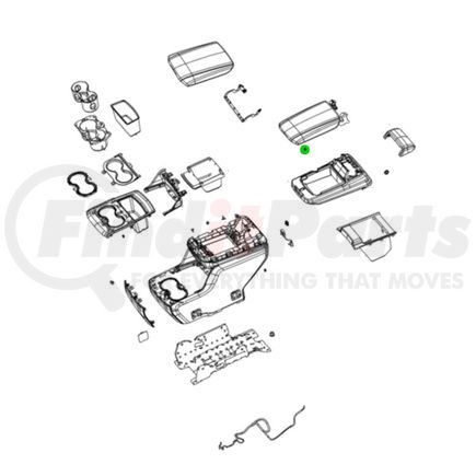 Mopar 68545066AA Push Nut - For 2021-2023 Jeep Grand Cherokee L