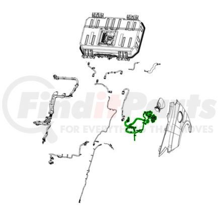 Mopar 68585419AA Battery Wiring Harness