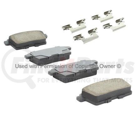 MPA Electrical 1002-1259M Quality-Built Work Force Heavy Duty Brake Pads w/ Hardware