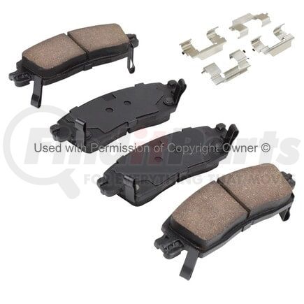 MPA Electrical 1003-0883M Quality-Built Black Series Semi-Metallic Brake Pads