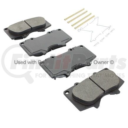 MPA Electrical 1001-0976M Quality-Built Premium Semi-Metallic Brake Pads w/ Hardware