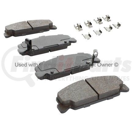 MPA Electrical 1002-0273M Quality-Built Work Force Heavy Duty Brake Pads w/ Hardware