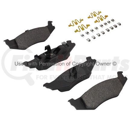 MPA Electrical 1002-0512M Quality-Built Work Force Heavy Duty Brake Pads w/ Hardware