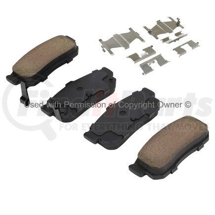 MPA Electrical 1002-0540M Quality-Built Work Force Heavy Duty Brake Pads w/ Hardware