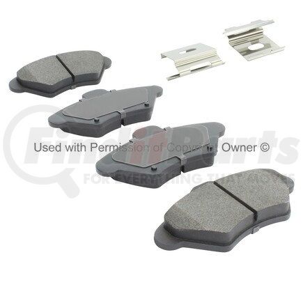 MPA Electrical 1002-0600M Quality-Built Work Force Heavy Duty Brake Pads w/ Hardware