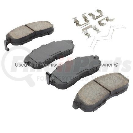 MPA Electrical 1002-0653M Quality-Built Work Force Heavy Duty Brake Pads w/ Hardware