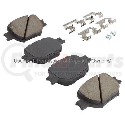 MPA Electrical 1002-0817M Quality-Built Work Force Heavy Duty Brake Pads w/ Hardware