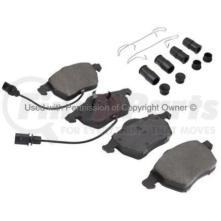 MPA Electrical 1002-0840M Quality-Built Work Force Heavy Duty Brake Pads w/ Hardware