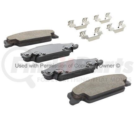 MPA Electrical 1002-0922M Quality-Built Work Force Heavy Duty Brake Pads w/ Hardware