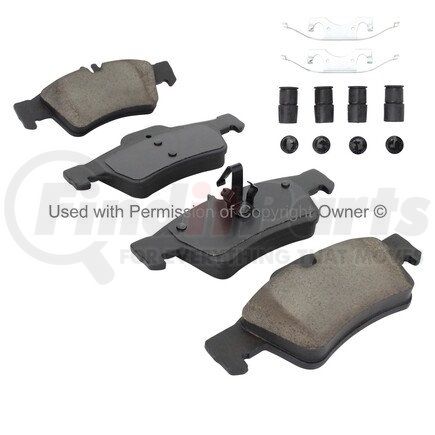 MPA Electrical 1002-0986M Quality-Built Work Force Heavy Duty Brake Pads w/ Hardware