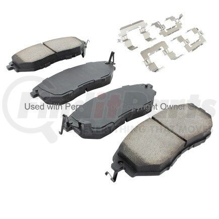MPA Electrical 1002-1078M Quality-Built Work Force Heavy Duty Brake Pads w/ Hardware