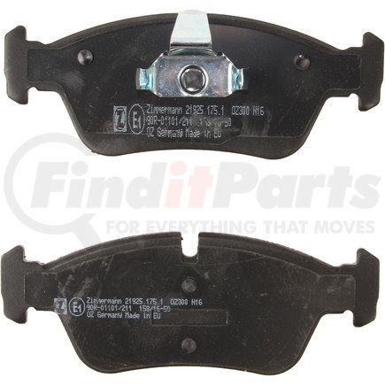 Zimmermann 21925 175 1 Disc Brake Pad for BMW