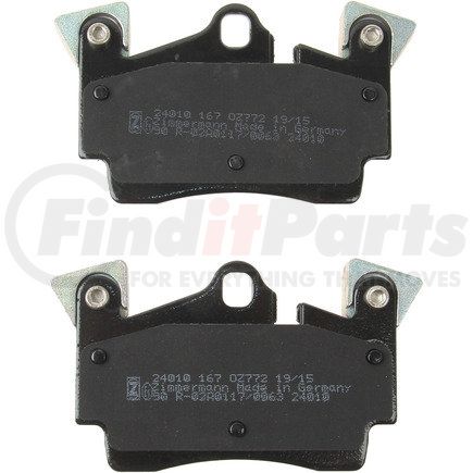 Zimmermann 24010 165 9 Disc Brake Pad for PORSCHE
