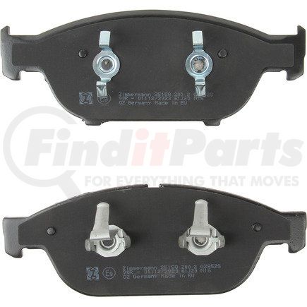Zimmermann 25158 200 2 Disc Brake Pad for VOLKSWAGEN WATER