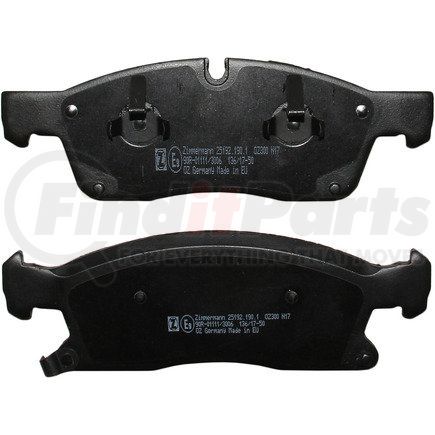 Zimmermann 25192 190 1 Disc Brake Pad for MERCEDES BENZ