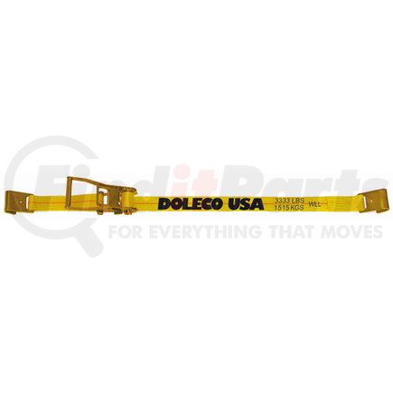 Doleco USA 23400227 2" x 27' Ratchet Strap w/ Flat Hooks