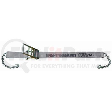 Doleco USA 23415430 4" x 30' Ratchet Strap w/ Chain Anchors