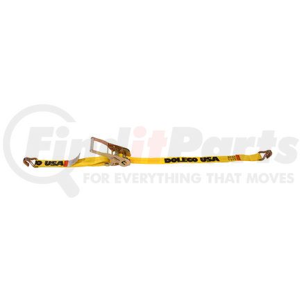 Doleco USA 23472230 2"x30' Ratchet strap w/Wire Hooks, With AST Buckle