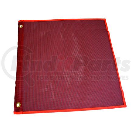 Doleco USA 28000003 18" x 18" Red Flag w/ Grommets