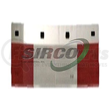 Sirco MFCP25-2 Mud Flap Plate - Reflective Conspicuity Panel, Contains 2 Straight