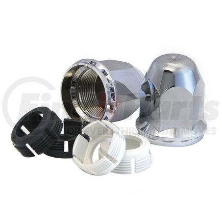 Alcoa 001881 Wheel Nut Cover - For 33 mm. Hex Two-Piece Flange Nuts for Trucks (clamp-on), Chrome