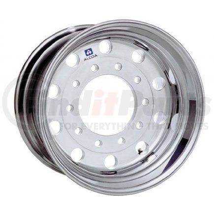 Alcoa 822622 Aluminum Wheel - 22.5" x 12.25" Wheel Size, Hub Pilot, Mirror Polish Inside Only