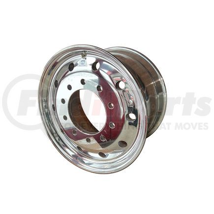 Alcoa 824621 Aluminum Wheel - 22.5" x 12.25" Wheel Size, Hub Pilot, Mirror Polish Outside Only