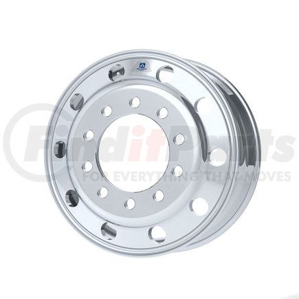 Alcoa 883617 Aluminum Wheel - 22.5" x 11.25" Wheel Size, Clean Buff
