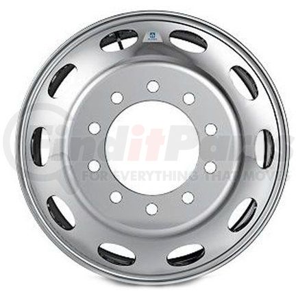 Alcoa 98U671 Aluminum Wheel - 24.5" x 8.25" Wheel Size, Hub Pilot, Mirror Polish Outside Only