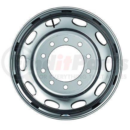 Alcoa 98U672DB Aluminum Wheel - 24.5" x 8.25" Wheel Size, Hub Pilot, Mirror Polish Inside Only with Dura-Bright