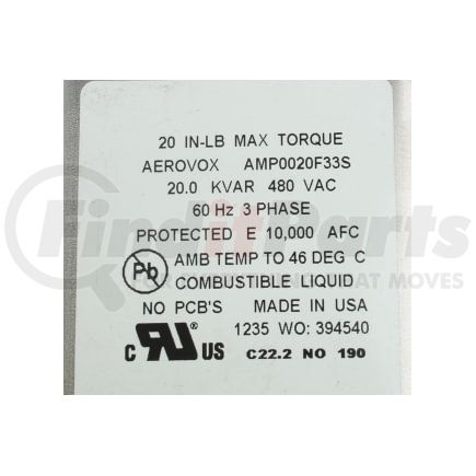 CD Aero AMP0020F33S CAPACITOR