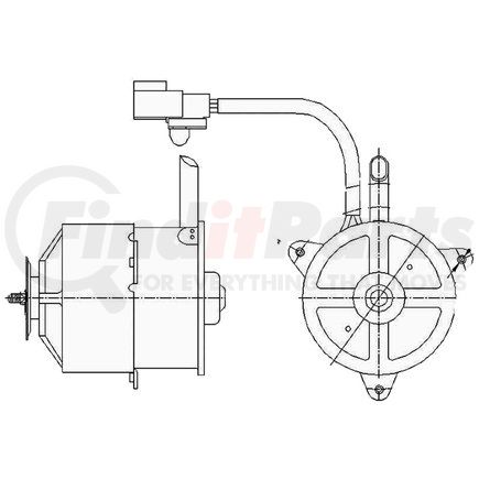 Global Parts Distributors 2312178 gpd Electric Cooling Fan 2312178