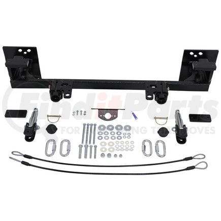 Demco 9519334 Tow Bar Base Plate - Removable Arms, Steel, Single Lugs, Steel