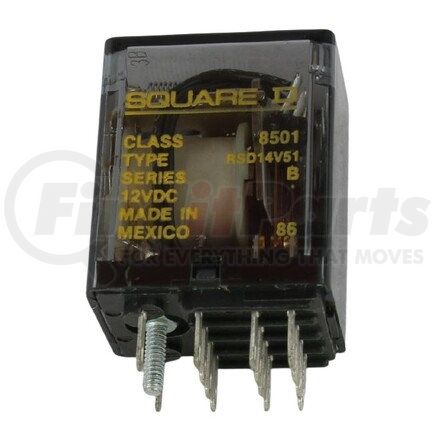 Square D 8501-RSD14V51 RELAY - PLUG IN - 12VDC COIL