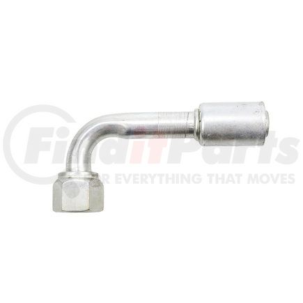 Weatherhead 75712E-Z91 Eaton Weatherhead 757 E Series Crimp Hose Fittings Bumped Tube O-Ring Female Swivel 90 Tube Elbow