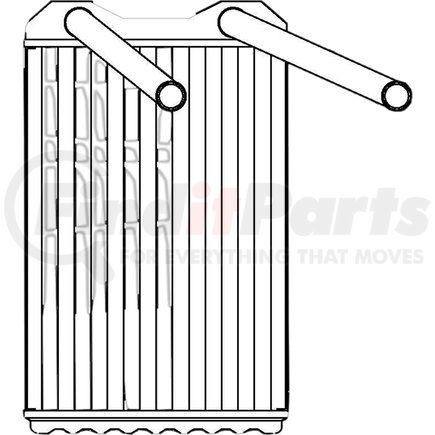 Global Parts Distributors 8231449 gpd Heater Core 8231449